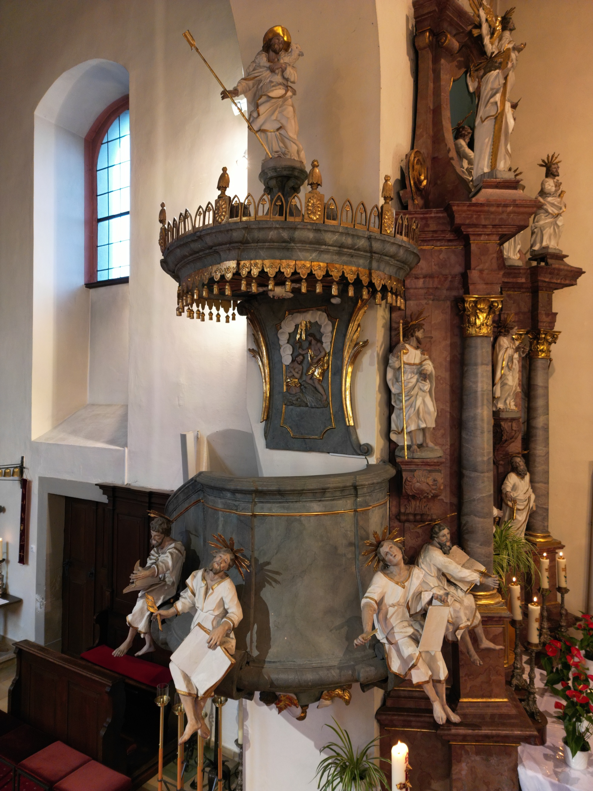 Kanzel in der Pfarrkirche Burgkunstadt