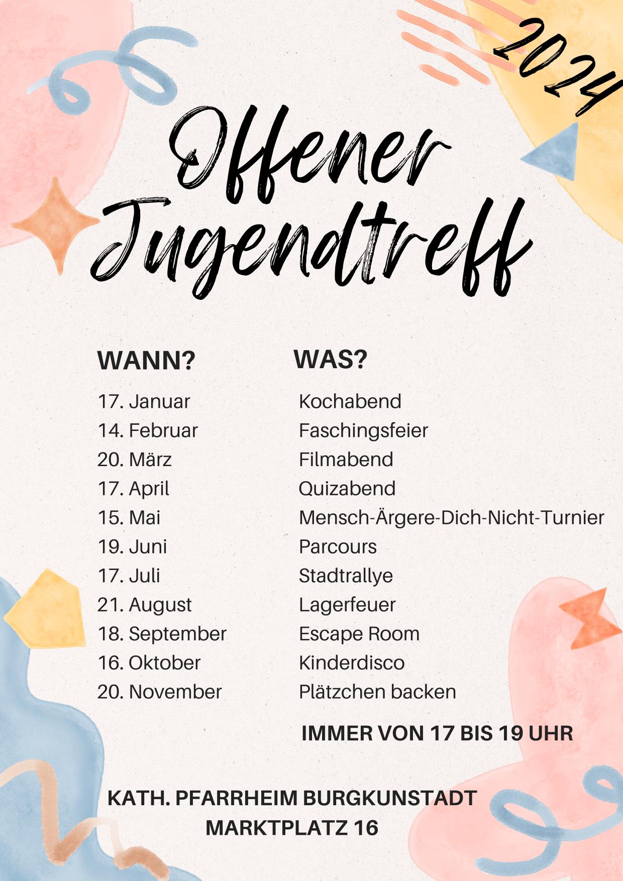 Offener Jugendtreff 2024