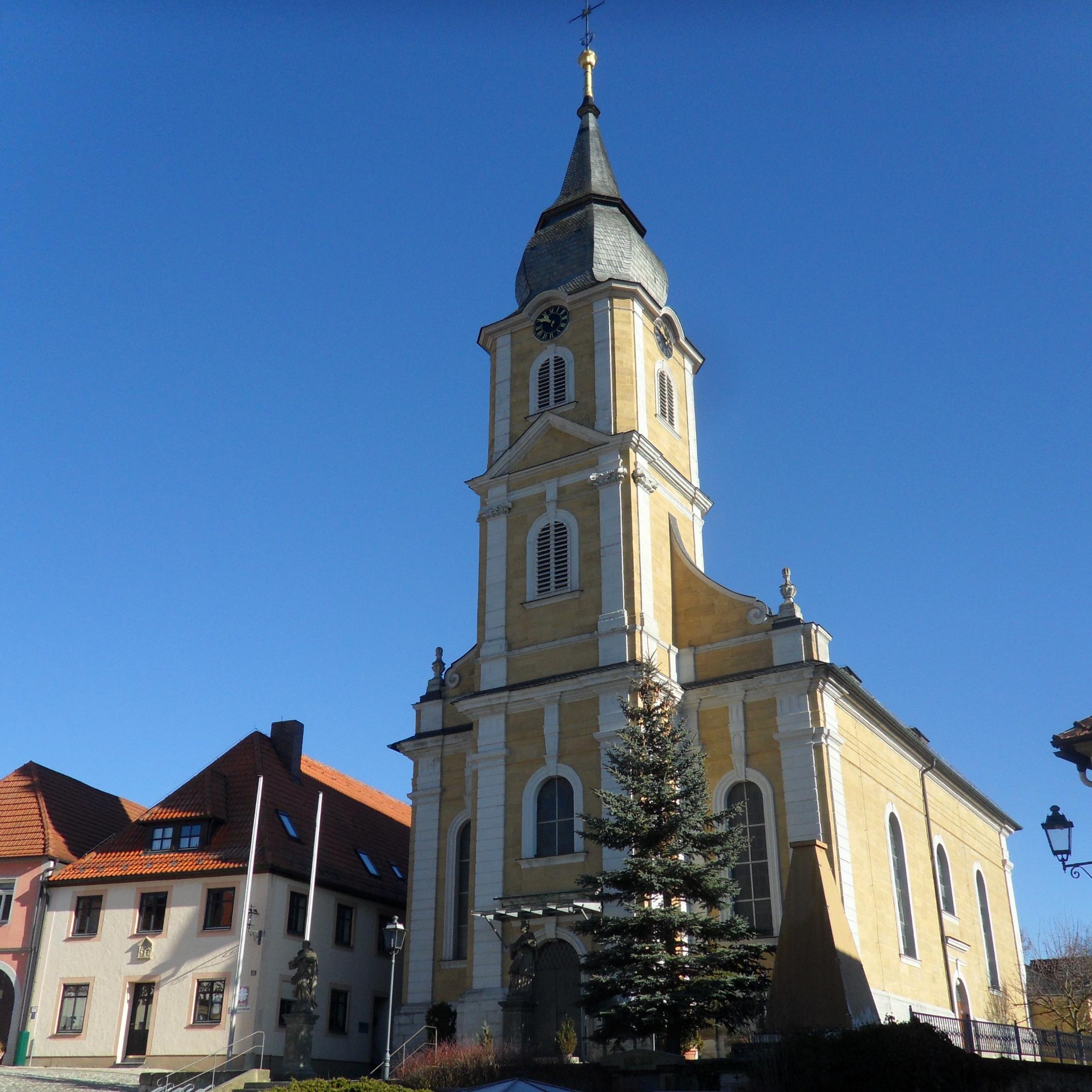 Pfarrkirche Burgkunstadt von außen