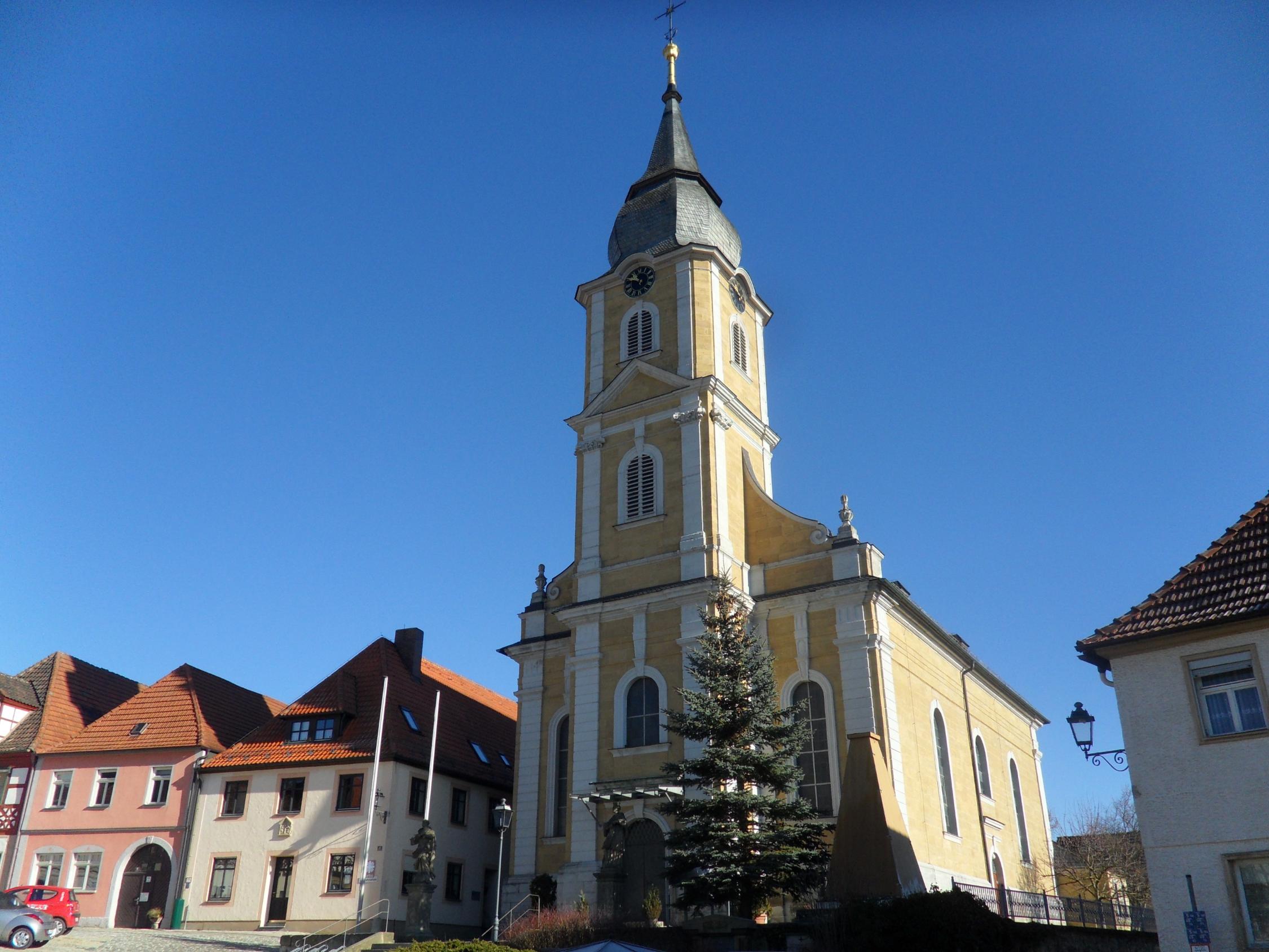 Pfarrkirche Burgkunstadt von außen